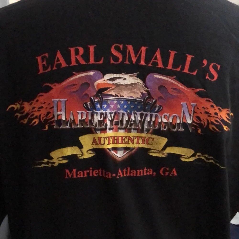Vintage 1997 Harley-Davidson Tee Short Sleeves Size L - Picture 4 of 6